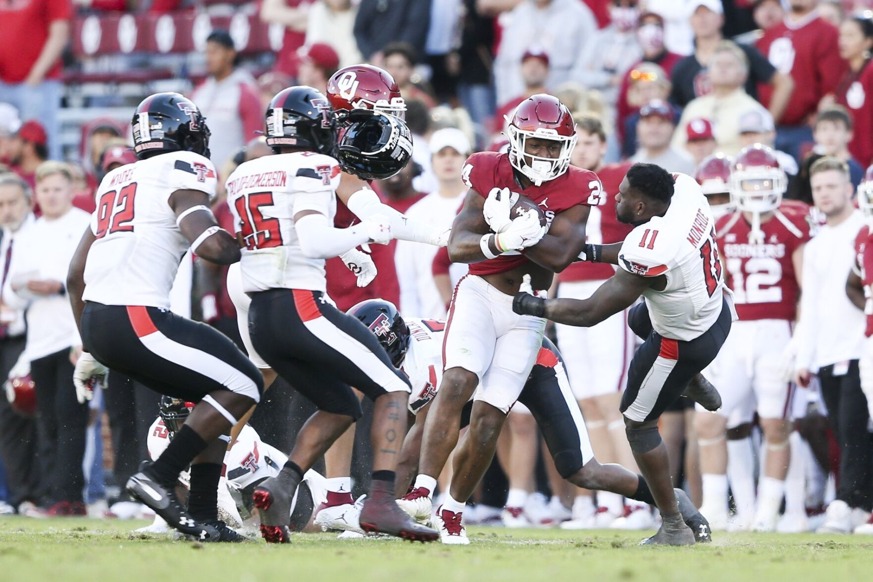 Oklahoma vs Texas Tech